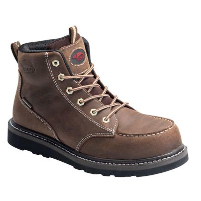 FSIA7509-10.5W image(0) - Avenger Wedge Series - Men's Boots - Carbon Nano-Fiber Toe - IC|EH|SR - Brown/Black - Size: 10.5W