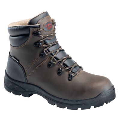 FSIA8225-7.5W image(0) - Avenger Builder Series - Men's Boots - Steel Toe - IC|EH|SR - Brown/Black - Size: 7.5W