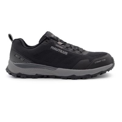 FSIN5305-10.5D image(0) - Nautilus Nautilus Safety Footwear - TRILLIUM SD10 - Men's Low Top Shoe - CT|SD|SF|SR - Black - Size: 10.5 - D - (Regular)