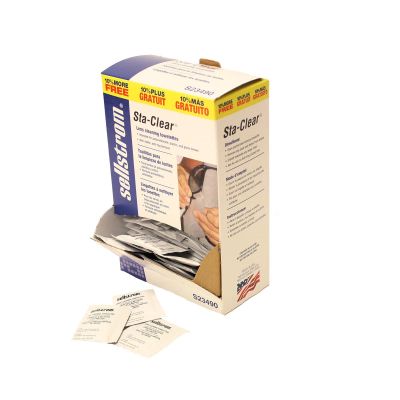 SRWS23490 image(0) - Sellstrom Sellstrom - Pre-moistened non-alcohol based cleaning towelettes - 110 Qty Packets per box