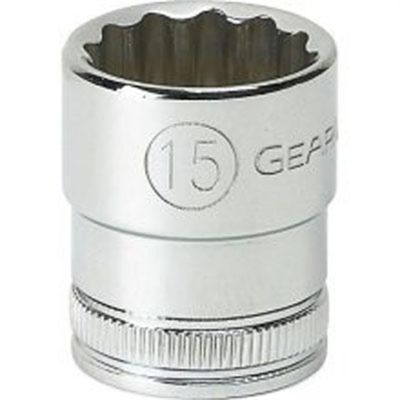 KDT80203 image(0) - GearWrench 1/4 Inch Drive 12 Point Standard Metric Socket 9mm