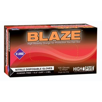 MFXN481 image(0) - Microflex BLAZE PF NITRILE EXAM GLOVES SMALL