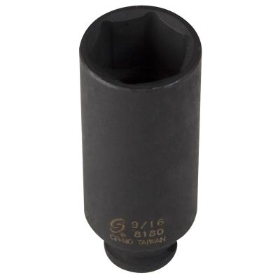 SUN818D image(0) - SUNEX SOC 9/16 1/4D IMP 6PT DP BLK