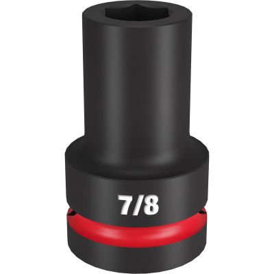 MLW49-66-6502 image(0) - Milwaukee Tool SHOCKWAVE Impact Duty 1"Drive 7/8" Deep 6 Point Socket