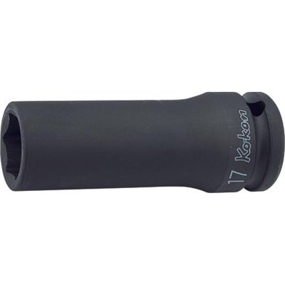 KKN14300M-19 image(0) - Ko-ken USA 14300M-19 1/2 Sq. Dr. Socket  19mm 6 point Length 80mm