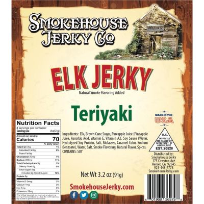 THS601968369798 image(0) - Tender Heifer Snack Co. Elk Teriyaki