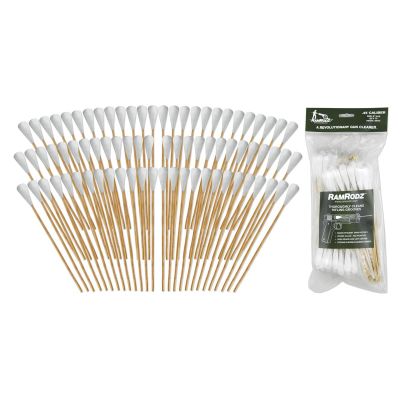 RDZ45075 image(0) - RamRodz .45 Caliber 8" bamboo handle 75 pcs RamRodz