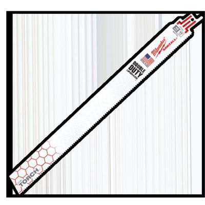 MLW48-00-5714 image(0) - Milwaukee Tool 12" 10 TPI The Torch SAWZALL Blades (5 Pk)