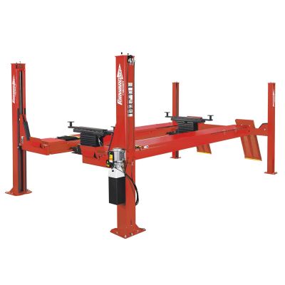 ROTCROA14N202YRD image(0) - Forward Lift 14K Open Front Alignment Rack, 4-Post, 215” Wheel Base Max., With 20” Wide Runways, W/ Standard Drive On Ramps, Includes 2 RRJ70G Jacks, Bolt On Alignment Kit With Radius Gauges, And Internal Airlin