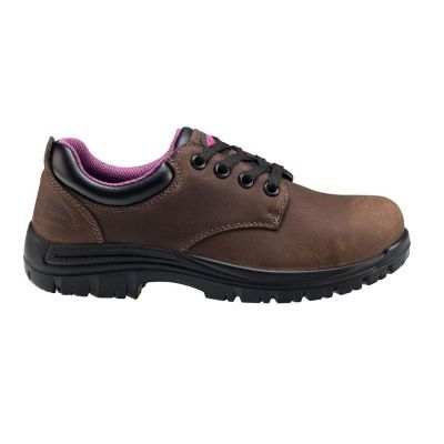 FSIA7165-8W image(0) - Avenger Foreman Series - Women's Low Top Shoes - Composite Toe - IC|EH|SR - Brown/Black - Size: 8W