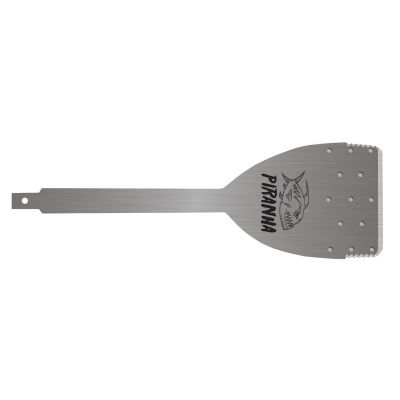 EQLPHB174 image(0) - Equalizer Industries The Equalizer® Piranha™ blade uses the samecutting technology as the original HydroBlade™but also incorporates serration on a portion ofeach side of the blade, making cutting from leftto right and