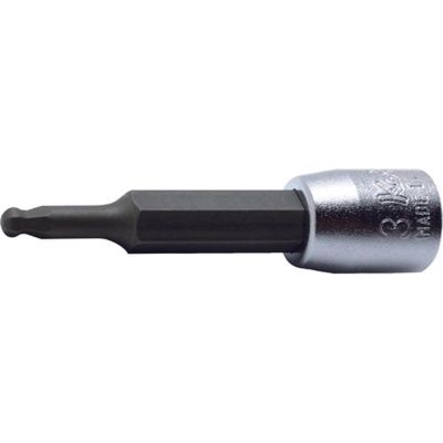 KKN2011M.50-6 image(0) - Ko-ken USA 2011M.50-6 1/4 Sq. Dr. Bit Socket 6mm Ballpoint Hex Length 50mm