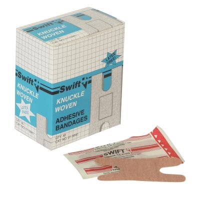 UVX013940-H5 image(0) - Uvex First Aid Woven Knuckle Bandages (Box of 40)