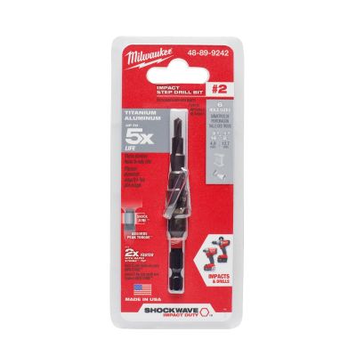 MLW48-89-9242 image(0) - Milwaukee Tool SHOCKWAVE Impact Duty #2 3/16 - 1/2"