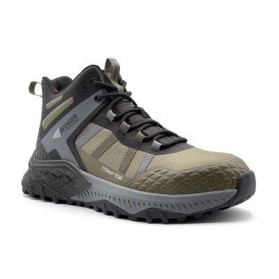 FSIA8811-11.5EE image(0) - Avenger Aero Trail Mid - Men's - CT|EH|SR|SF|WP|B&W - Olive / Grey - Size: 11.5 - 2E - (Extra Wide)
