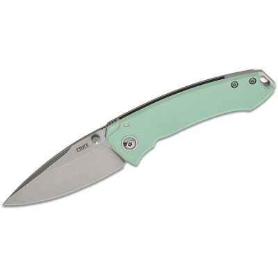 CRK2522B image(0) - CRKT (Columbia River Knife) Tuna Compact Frame Lock Folding EDC Pocket Knife - Aqua