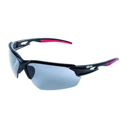 SRWS72301 image(0) - Sellstrom Sellstrom - Safety Glasses - XP450 Series - Smoke Lens - Black/Red Frame - HC/AF