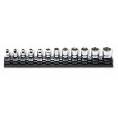 KKNRS2400MZ-12 image(0) - Ko-ken USA 1/4 Sq. Dr. Socket set 4-14mm 6 point Z-series 12 pieces