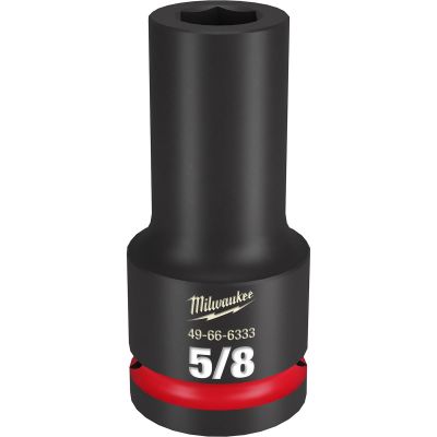 MLW49-66-6333 image(0) - Milwaukee Tool SHOCKWAVE Impact Duty 3/4"Drive 5/8" Deep 6 Point Socket