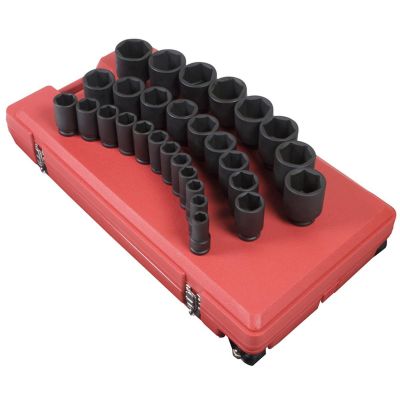 SUN4695 image(1) - SUNEX 3/4" Drive 29 Piece SAE Deep Impact Socket Set