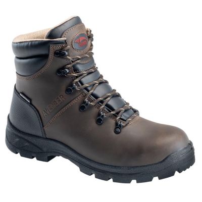 FSIA8625-11.5W image(0) - Avenger Builder Series - Men's Boots - Soft Toe - EH|SR - Brown/Black - Size: 11.5W