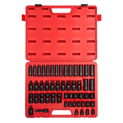 SUN3351 image(0) - SUNEX 3/8" Drive 51 Piece Metric Impact Socket Set