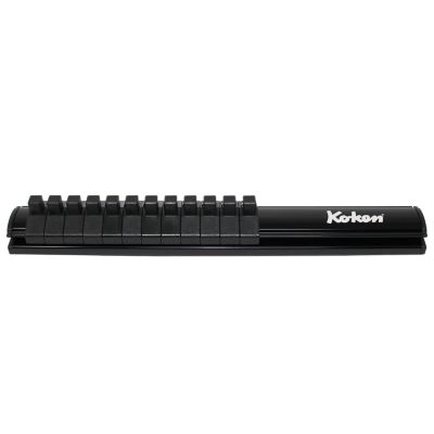 KKNRSAL200-1-4X12 image(0) - Ko-ken USA Magnetic Aluminum Rail 1/4 Plastic Clip x 12 pieces 200mm