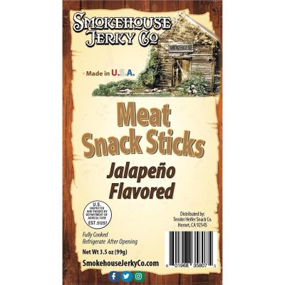 THS601968-358075 image(0) - Tender Heifer Snack Co. Jalapeno Flavored Meat Snack Sticks 3.5 Ounce