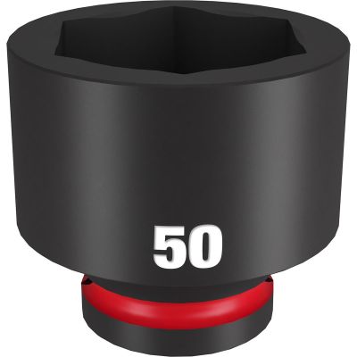 MLW49-66-6388 image(0) - Milwaukee Tool SHOCKWAVE Impact Duty 3/4"Drive 50MM Standard 6 Point Socket