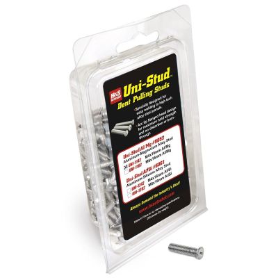 HSA1142 image(0) - H&S AutoShot UNI-1142 Aluminum Stud Dent Pull M4 x 16mm Al/Mg #5052 Alloy (250-Pack)