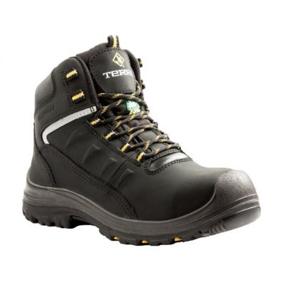 VFIR5205B-13 image(0) - Workwear Outfitters Terra Findlay 6" Lace Up Black WP ESD Composite Toe Work Boot Size 13