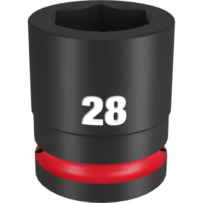 MLW49-66-6366 image(0) - Milwaukee Tool SHOCKWAVE Impact Duty 3/4"Drive 28MM Standard 6 Point Socket