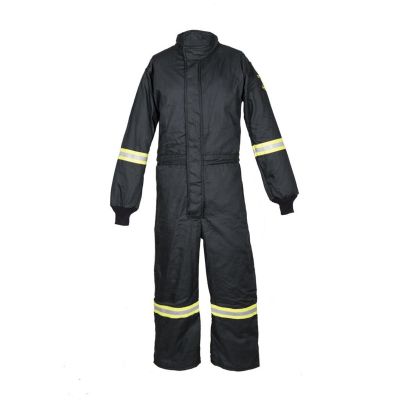 OBRTCG25-CVL-M image(0) - Oberon Coveralls - Arc Flash - 25 Cal TCG™ Ultralight - Color: Black - Size: Medium