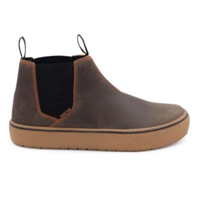 FSIAW7100-8EE image(0) - Airwalk AIRWALK - VENICE - Men's Leather Chelsea Slip On - CT|EH|SF|SR - Buffalo Crazy Horse / Gum - Size: 8 - 2E - (Extra Wide)