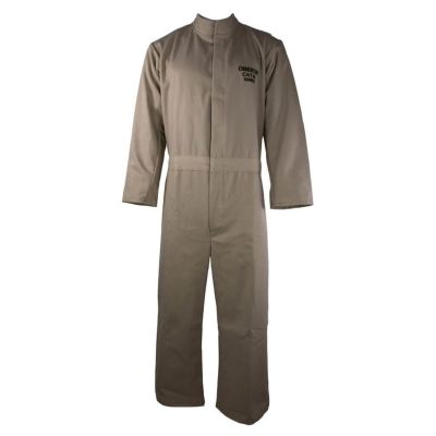 OBRCAT4-CVL-2XL image(0) - Oberon Coveralls - Arc Flash - 40 Cal CAT™ - Color: Khaki - Size: 2XL