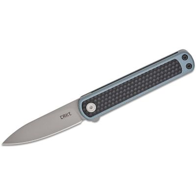 CRK7070 image(0) - CRKT (Columbia River Knife) Pup Liner Lock Folding EDC Pocket Knife - Black/Silver