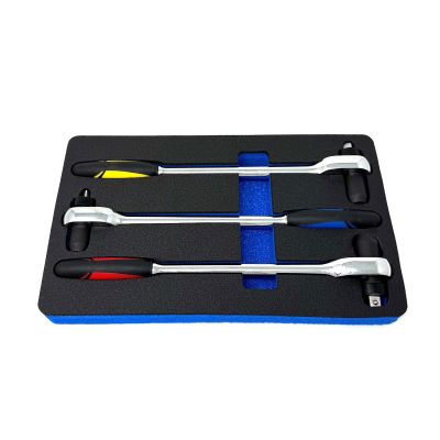 CTA8945 image(0) - CTA Manufacturing 3 Piece Torque Limit Ratchet Wrench Set - 25Nm 35Nm 40 Nm