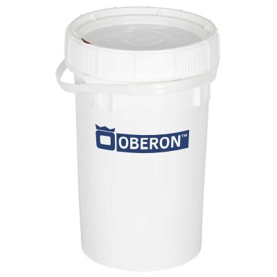 OBRBUCKET image(0) - Oberon PPE Storage Bucket - HDPE Waterproof Bucket with Lid - 6 Gallon