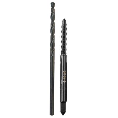 MLW49-57-5508 image(0) - Milwaukee Tool 4-40 NC Straight Flute Plug Tap & #43 Drill Bit