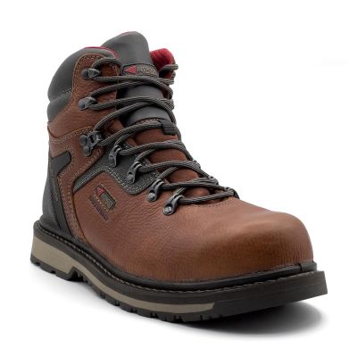 FSIA8815-13-6E image(0) - Avenger Blacksmith - Men's Boot - AT|EH|SR|WP|B&W - Brown / Black - Size: 13 - 6E - (Extra Extra Wide)
