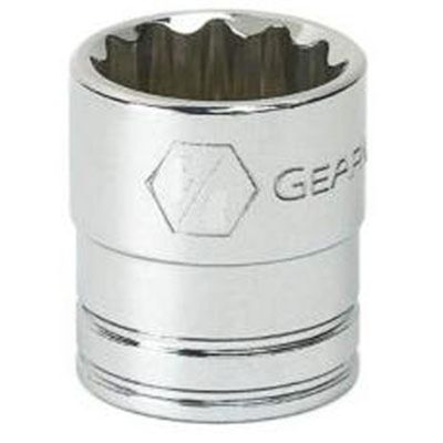 KDT80504 image(0) - GearWrench 3/8 Inch Drive 12 Point Standard SAE Socket 3/4 Inch