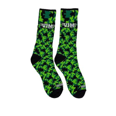VIMCAMOCSK image(0) - VIM TOOLS  Green CAMO BAMBOO SOCK