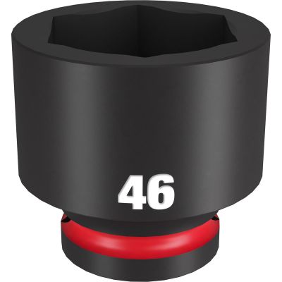MLW49-66-6384 image(0) - Milwaukee Tool SHOCKWAVE Impact Duty 3/4"Drive 46MM Standard 6 Point Socket