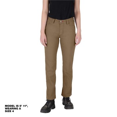 MLWF650K-16R image(0) - Milwaukee Tool Women's Work Pants - Khaki - Size 16