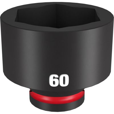 MLW49-66-6392 image(0) - Milwaukee Tool SHOCKWAVE Impact Duty 3/4"Drive 60MM Standard 6 Point Socket