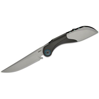 CRK5670 image(0) - CRKT (Columbia River Knife) Fial Liner Lock Folding EDC Pocket Knife - Black/Silver
