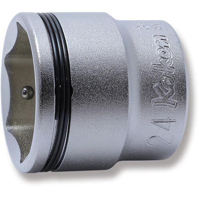 KKN3450M-24 image(0) - Ko-ken USA 3/8 Sq. Dr. Socket 24mm Nut Grip Length 31mm