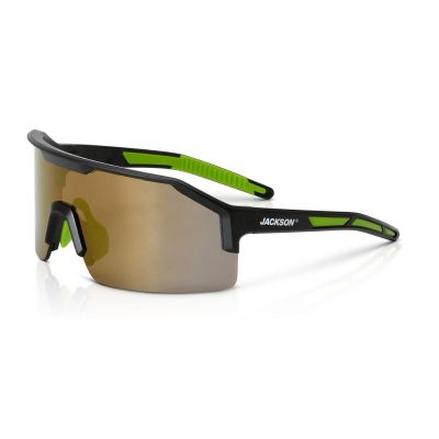 JCK60009 image(0) - Jackson Safety Safety Glasses - MAXVIEW Series - Gold Mirror Lens - Black Frame - Hardcoat Anti-Scratch