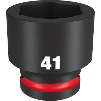 MLW49-66-6379 image(0) - Milwaukee Tool SHOCKWAVE Impact Duty 3/4"Drive 41MM Standard 6 Point Socket