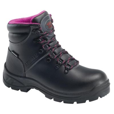 FSIA8124-10W image(0) - Avenger Builder Series - Women's Boots - Steel Toe - IC|EH|SR - Black/Black - Size: 10W